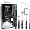 CCLIFE 7 Pezzi Strumento di Telescopico Magnetico LED Auto Specchietto Telescopico Pick Up Strumento di Artiglio