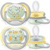 Avent Ultra Air Nighttime Ciuccio Ortodontico 18 Mesi+ 2 Pezzi