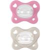 Chicco Dual Soft Succhietto Rosa 6-16 Mesi 2 Pezzi