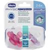 Chicco Gommotto Silicone Rosa 2-6 Mesi 2 Pezzi