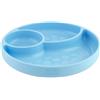 Chicco Piatto Silicone Con Ventosa Blu 1 Pezzo