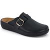 CALZATURA NILLA BUCKLE LEATHER BLACK