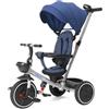 Chicco Triciclo MOVE & GLOW Evolutivo 4 in 1 Blu e Silver