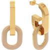 JOOP! Orecchini da donna in acciaio inossidabile, 4,4 cm, oro, forniti in una confezione regalo per gioielli, 2038024, Ballare