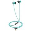 HAVIT Auricolari Havit cablati/stereo 3.5mm/20-20000Hz/32 Ohm/con microfono/cavo 1.2m/Blu [E303P]