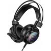 Hoco Cuffie Hoco W110 Resource A padiglione Usb-a/3.5mm Da gioco con microfono Nero [W110 BLACK]