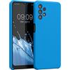 kwmobile Cover per Samsung Galaxy A32 5G Custodia - Back Case per Smartphone in Silicone TPU - Protezione Gommata - blu radiante