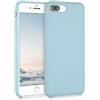 kwmobile Cover per Apple iPhone 7 Plus/iPhone 8 Plus Custodia - Back Case per Smartphone in Silicone TPU - Protezione Gommata - celeste pastello