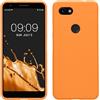 kwmobile Custodia Compatibile con Google Pixel 3a Cover - Back Case per Smartphone in Silicone TPU - Protezione Gommata - arancia fruttata
