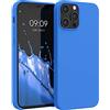 kwmobile Cover per Apple iPhone 12 Pro Max Custodia - Back Case per Smartphone in Silicone TPU - Protezione Gommata - sea breeze