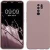 kwmobile Custodia Compatibile con Xiaomi Redmi 9 Cover - Back Case per Smartphone in Silicone TPU - Protezione Gommata - lilla color carne