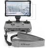 FPVtosky Cordino per DJI RC Pro 2, pellicola protettiva in vetro temperato HD per DJI Mavic 4, accessori per telecomando