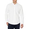 Amazon Essentials Camicia a Maniche Lunghe in Tessuto Oxford Elasticizzato dalla vestibilità Standard (Disponibile in Taglie Extra Forti) Uomo, Bianco, 4XL Plus
