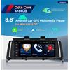 XTRONS QDB80X3CI AUTORADIO GPS BMW X3 F25 CIC Android 14 WiFi 4G CARPLAY AUTO