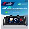 XTRONS QDB80X3NB AUTORADIO GPS BMW X3 F25 X4 F26 NBT Android 14 WiFi 4G CARPLAY