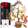 BICTIVE®️ Albero della Vita Pietre Chakra e Collana. Pietre Naturali Curative e Cristalli Chakra, Meditazione Oggetti, Albero della Vita Soprammobile. Idee Regalo Originale per Donna e Mamma
