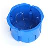 Aigostar Scatola portafrutti 502 rotonda cassetta da incasso 2 moduli colore blu