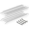 VI.TEL. Kit Scolapiatti 86 cm acciaio cromo protetto da Incasso per Mobile Pensile 90 cm griglia portapiatti filo tondo Made in Italy