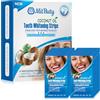 MitButy Strisce Sbiancanti Denti - 21 Giorni (42 Strisce), Teeth Whitening Strips con Formula al Cocco - Sbiancante Denti e Protezione dello Smalto, Antiscivolo & Denti Bianchi