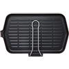 ILSA Bistecchiera per Induzione, Ghisa Smaltata, Dietella Induction, Rettangolare, Dimensioni 23x36 cm