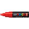 Uni Posca Marcatore a tempera POSCA Uni-Ball punta a scalpello 8 mm rosso M PC8K R