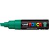 Uni Posca Marcatore a tempera POSCA Uni-Ball punta a scalpello 8 mm verde M PC8K V