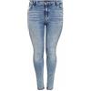 ONLY CARMAKOMA CARLAOLA Life HW Skinny AZG871 Noos Jeans, Mix Blu Chiaro, 52W x 30L Donna
