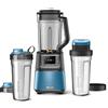 Sencor frullatore SBU787 tritatutto da cucina elettrico, tritaghiaccio con 8 lame in acciaio inox, 7 programmi preimpostati, capienza di 1,5L e bicchiere per frullati sottovuoto da 0,7L(Blue)