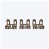Tractive - Clip di Gomma (x3) per localizzatore GPS Dog (Formato Standard, Marrone)