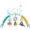 AOMIG Giocattolo Passeggino Clip, Regolabile Giocattolo Carrello Bambino con Sonaglio, Giocattolo per Passeggino Rimovibile, attività Appendere Giocattoli, Arco Giochi Educativi