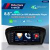 XTRONS QDB8060CI AUTORADIO GPS BMW SERIE 3 5 E90 E60 Android 14 CIC 8.8" Wi-Fi