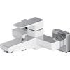 OMNIRES PARMA miscelatore monocomando, per vasca, PM7430CRB, PARMA cromo/bianco [Rubinetteria Bagno > Rubinetteria Vasca]