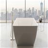 OMNIRES PARMA miscelatore monocomando, per vasca, PM7433CRB, PARMA cromo/bianco [Rubinetteria Bagno > Rubinetteria Vasca]