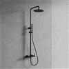 OMNIRES Y sistema doccia, miscelatore monocomando, Y1244MBL, Y nero opaco [Rubinetteria Bagno > Colonne Doccia]
