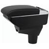 YJYWZH per Toyota Aygo X 2021-2024 MK1 Braccioli Doppio Strato Grande Contenitore con Porta Bevande con 7 Porte di Ricarica USB