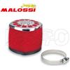 Malossi 0411450 Red Filter Filtro Aria E14 Ø 32 Decentrato Dritto Carburatori PH