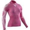 i-eXe Science HP, Maglia A Manica Lunga Donna, Rosa/Inserti in Bianco, XS