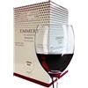 EMMERY Vino senza alcol 0,0 Rosso Premium | Sacchetto in scatola da 10 litri | Equivalente a più di 13 bottiglie da 750 ml