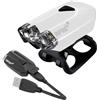 INFINI LUCE ANTERIORE MANUBRIO LAVA (80 LUMEN) - BIANCO