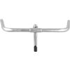 RMS MANUBRIO TOURING ACCIAIO - 520 MM, ARGENTO, MADE IN ITALY