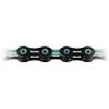 KMC CATENA DLC11 SUPERLIGHT 11V - 118 MAGLIE, NERO CELESTE