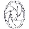 MAGURA DISCO STORM SL.2 6 FORI - 180 MM, ARGENTO