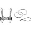 SUNRACE MANETTINI COMANDO CAMBIO FRICTION - 2 X 6/7/8V, COLLARINO, SENZA DISPLAY, ARGENTO