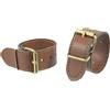 EASY COPPIA LACCI IN PELLE PER CESTINO VIMINI JUNIOR - MARRONE