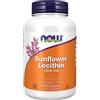 Now Foods, Sunflower Lecithin (Lecitina di Girasole), 1200mg, Alta Dose, 100 Softgels, Testato in Laboratorio, Senza Soia, Senza Glutine, non OGM