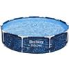 Bestway Steel Pro 56985 - Piscina Rotonda per 3-4 Persone