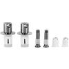 Ceramica Dolomite Ideal Standard Ceramica Dolomite J1205BJ Set Cerniere per Sedile, Cromo