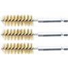 BGS 3078-17-M | Spazzola in ottone | 3 pezzi | 17 mm | Attacco esagono esterno 6,3 mm (1/4) | Spazzole con fori | per BGS 3078