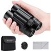 K&F CONCEPT 10x25 Binocolo Professionale Compatto, Prisma BAK4, Obiettivo FMC, Mini Binocolo Tascabile Potente, Binocolo Leggero Portatile per Osservare Uccelli, Campeggio Caccia, Viaggio, Concerti