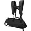 Ghjkldha Zaino da trekking per cani, imbracatura orizzontale per cani, 34 x 19 x 5 cm, borsa da viaggio multifunzionale indossabile, borsa da sella per escursionismo, ciclismo, motociclismo, colore nero